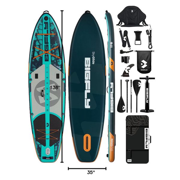 پدل بورد بادی بیگ فلای BIGFLY Sky Glide-PRO 11'6" Inflatable SUP