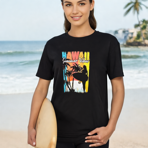 تیشرت زنانه دیلان طرح هاوایی - DYLAN Hawaii Women's T-shirt
