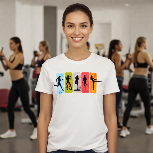 تیشرت زنانه دیلان طرح موشن فایو - DYLAN Motion Five Women T-shirt