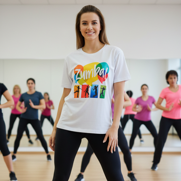 تیشرت زنانه دیلان طرح زومبا - DYLAN Zumba Women T-shirt